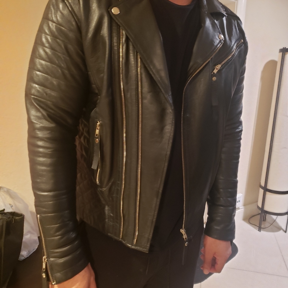 Leather jacket